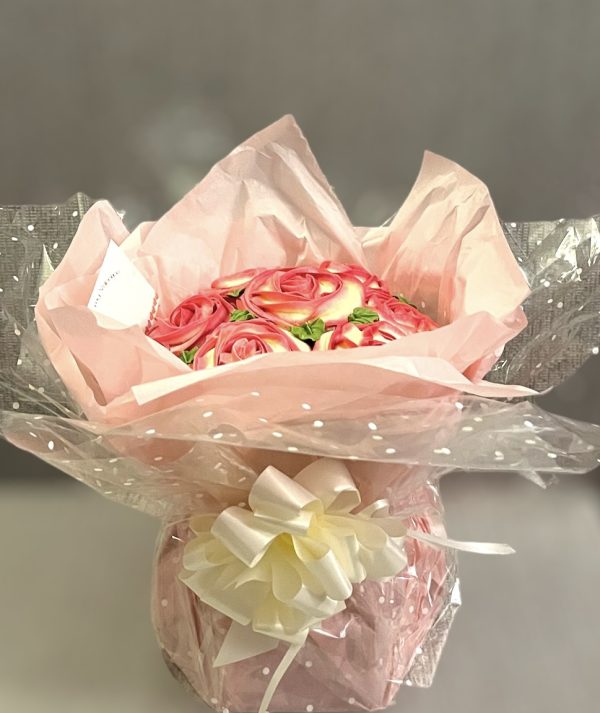 Rose Rosettes Cupcake Bouquet - Image 2