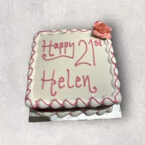 Traditional Celebration Cake - Square