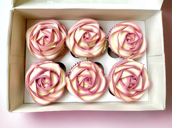 Rose Rosettes Cupcake (box of 6) - Image 2